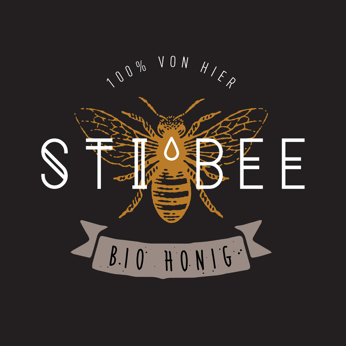 STIBEE Logo auf dunklen Hintergrund